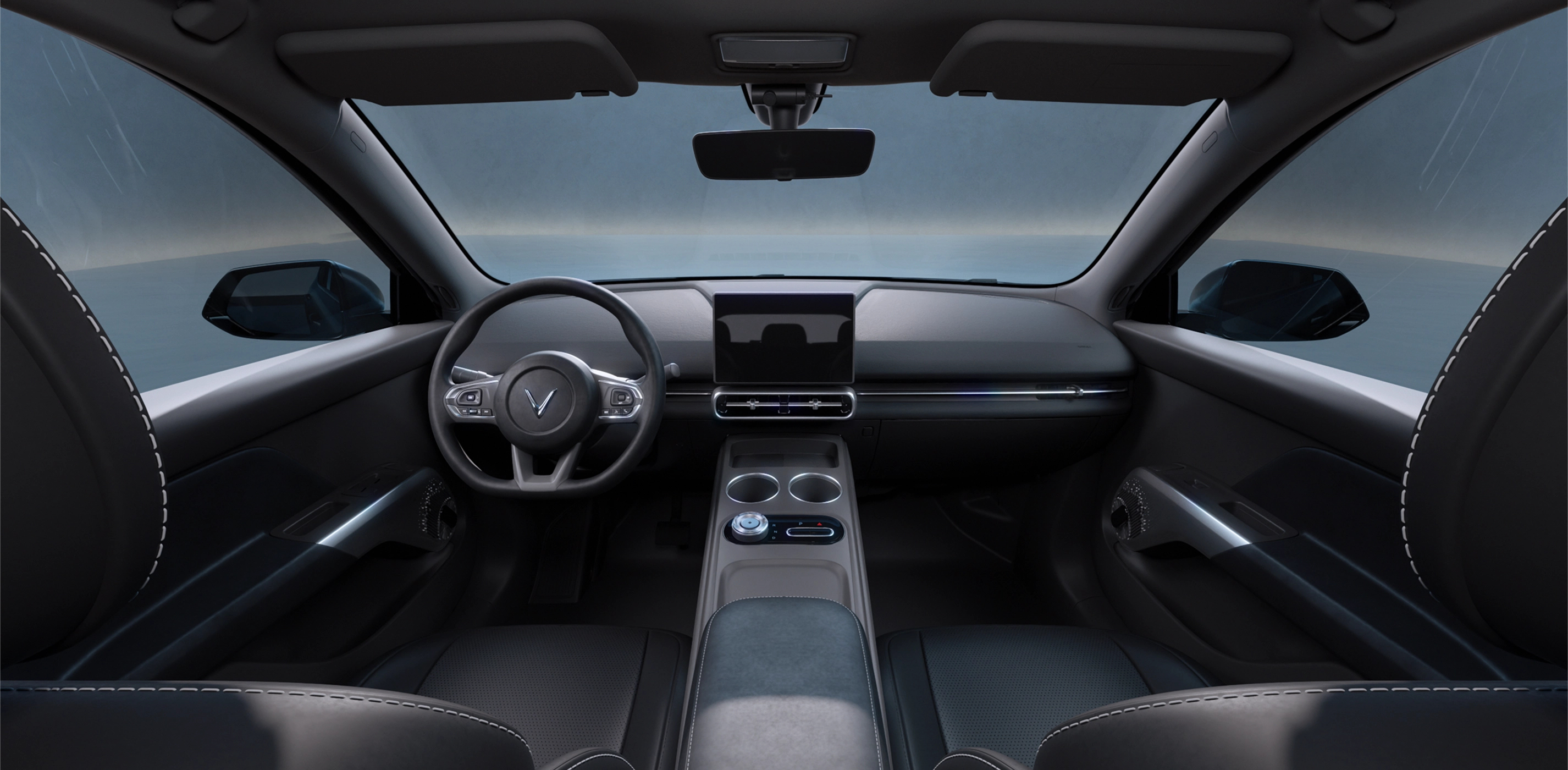 nội thất vinfast limo green